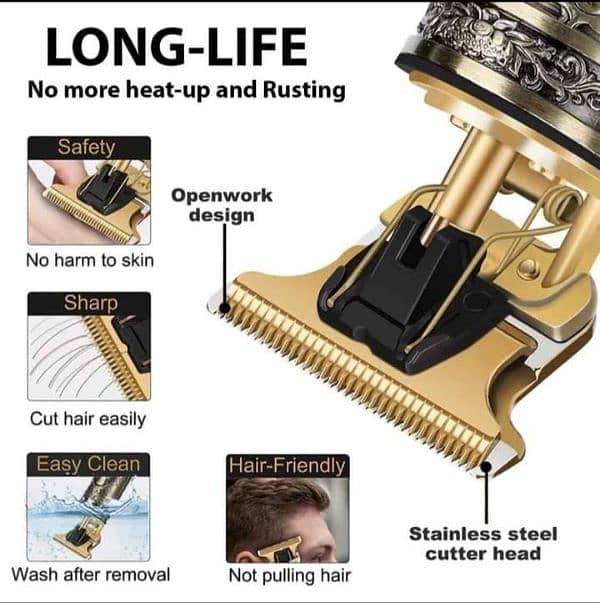 Trimmer | Hair Trimmer | T9 Trimmer | Vintage | Hair care 4