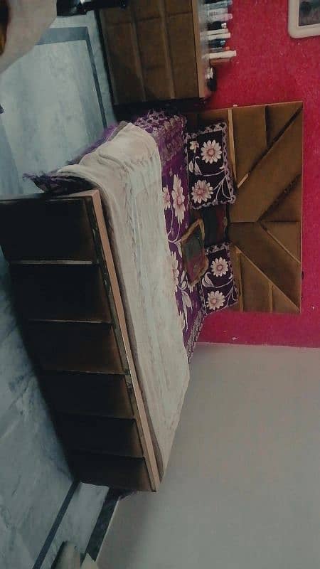 King Size Bed Set With Side Tables And Dressing 0