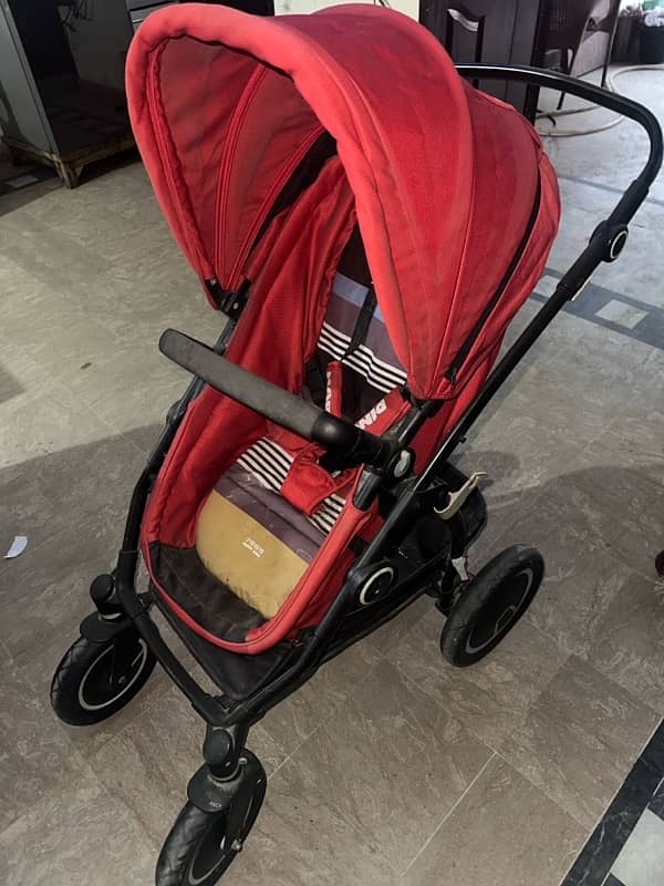 Happy Dino Imported Pram For Kids 2