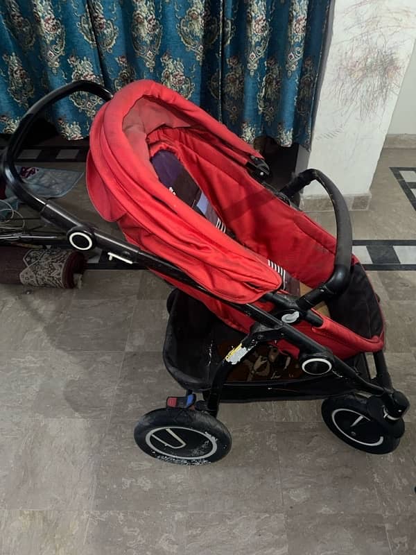 Happy Dino Imported Pram For Kids 3