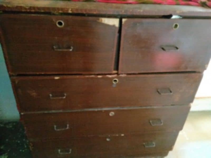 بھاری  بڑے سائز کا  لکڑی کا دراز 4
