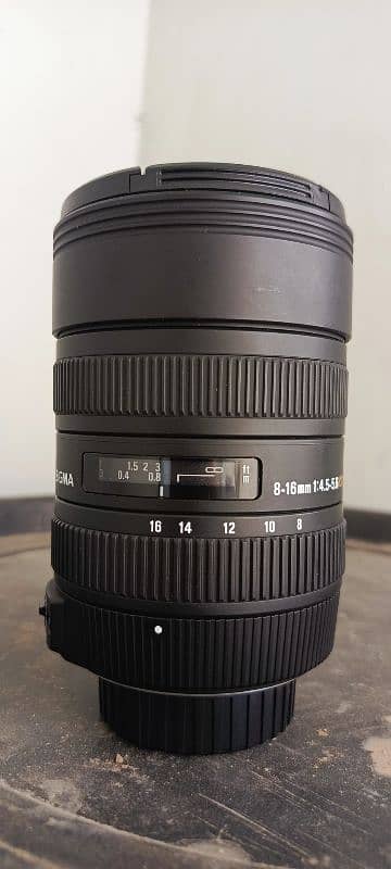 Sigma 8-16mm Fish Eye wide angle DC HSM lens Nikon Mount 0