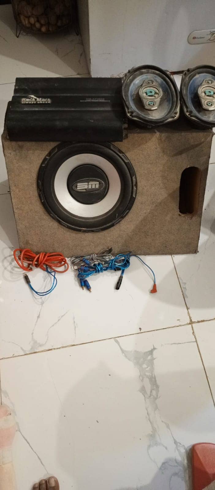 Car sound system Rockmars Amp Pioneer speakers 2