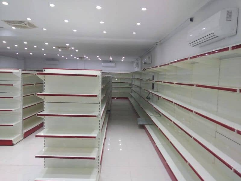 used and new grocery racks/wall rack/double sided rack/pharmacy racks/ 3