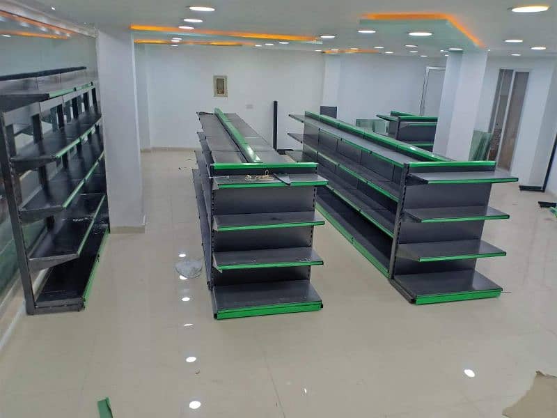 used and new grocery racks/wall rack/double sided rack/pharmacy racks/ 4