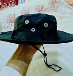 Black HAT (CAP) Water Proof Sun Proof HAT For Men Women