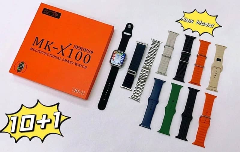 Ultra Smart Watch | 7-in-1 Straps Combo | Premium Smart Watches 1