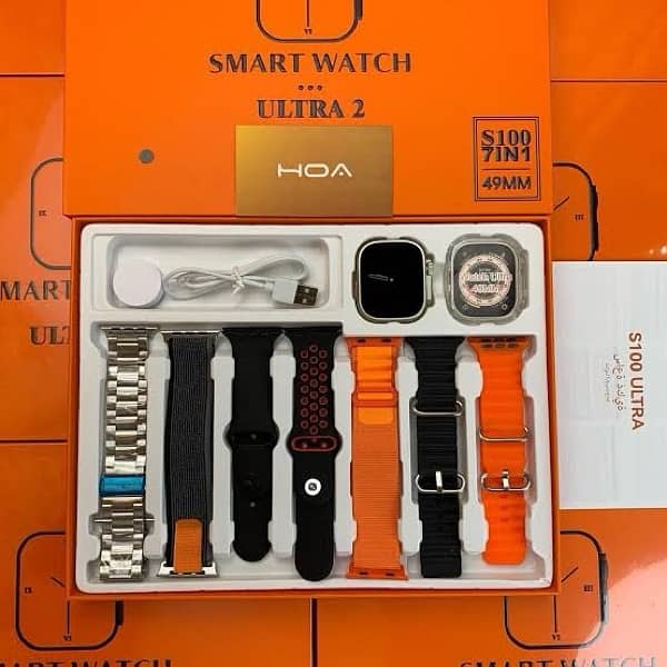Ultra Smart Watch | 7-in-1 Straps Combo | Premium Smart Watches 11