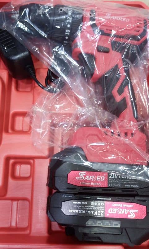 Super Duty Impact Wrench kit with cover case Cordless 8