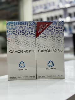 TECNO CAMON 40 & 40 PRO BOX PACKED PTA APPROVED WITH WARRANTY