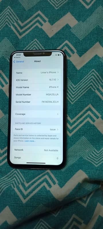 iPhone X 64 GB LLA Model Non PTA 4