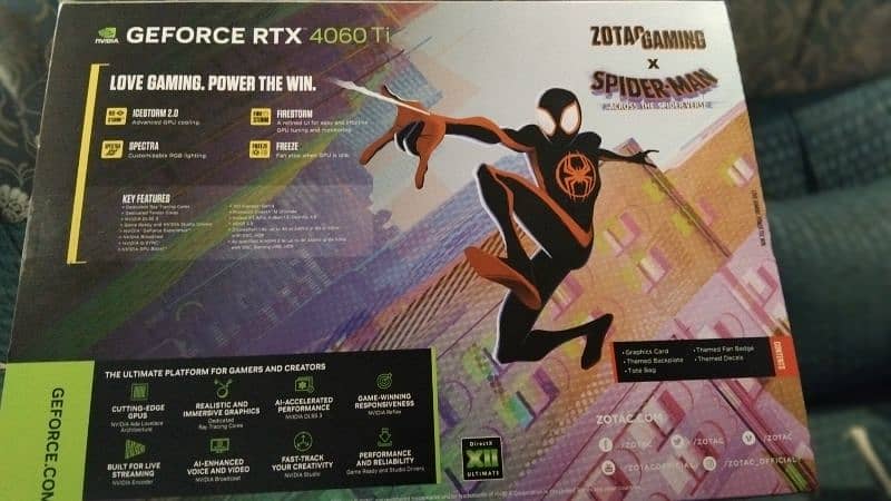 RTX 4060ti 8gb GDDr6 Zotac Gaming Special Edition 5