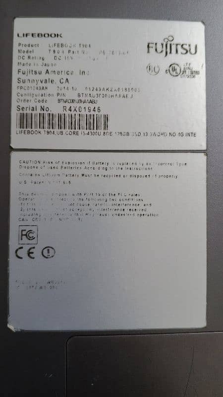 Fujistu core i5 7