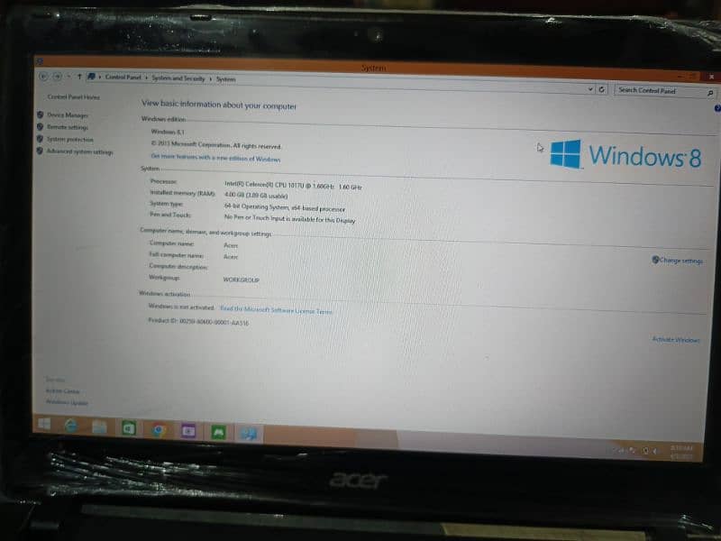 laptop acer SASTA 4