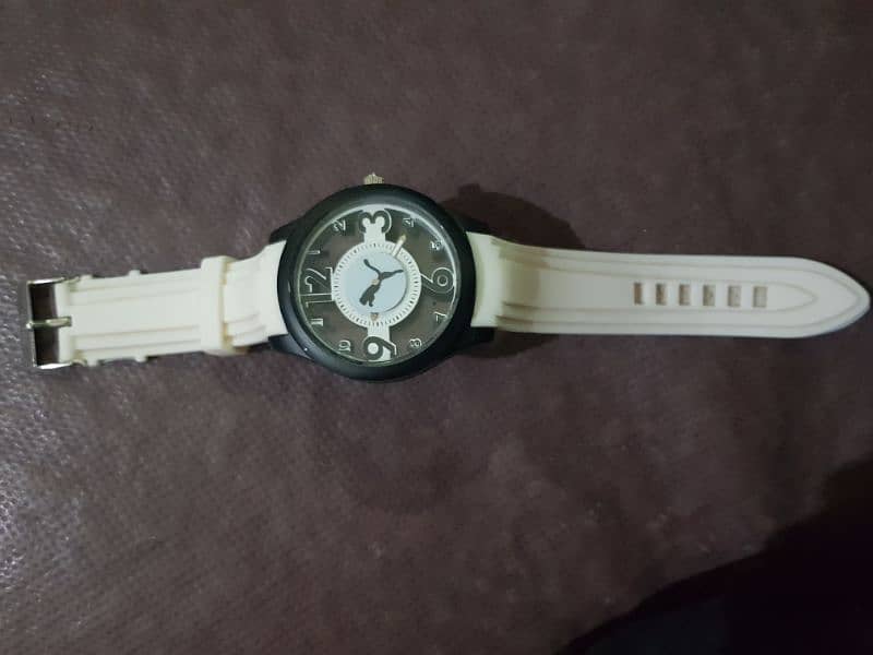 Puma White Watches Double Visible Dial 0