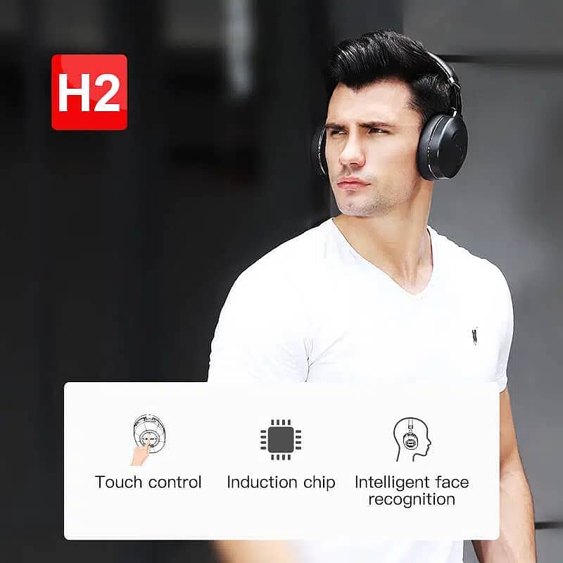 Bluedio H2 Active Noise Canceling Headphone Bluetooth with Mic 5