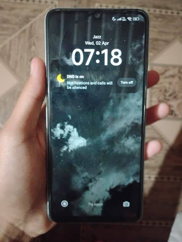 REDMI 13C GLACIER WHITE COLOUR 10 BY 9 CONDITION 6gb 128gb 0