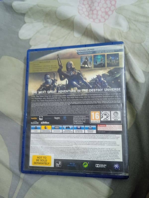 Condition 10/8.5 destiny the taken king PS4 disk 1
