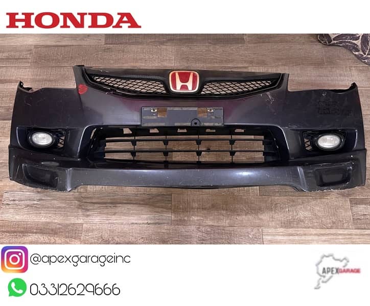 Honda Civic Reborn Front Bumper 0