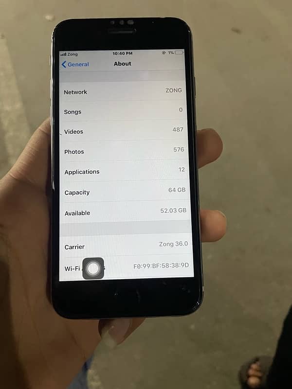 I PHONE 6 PTA APPROVE 64 GB 5