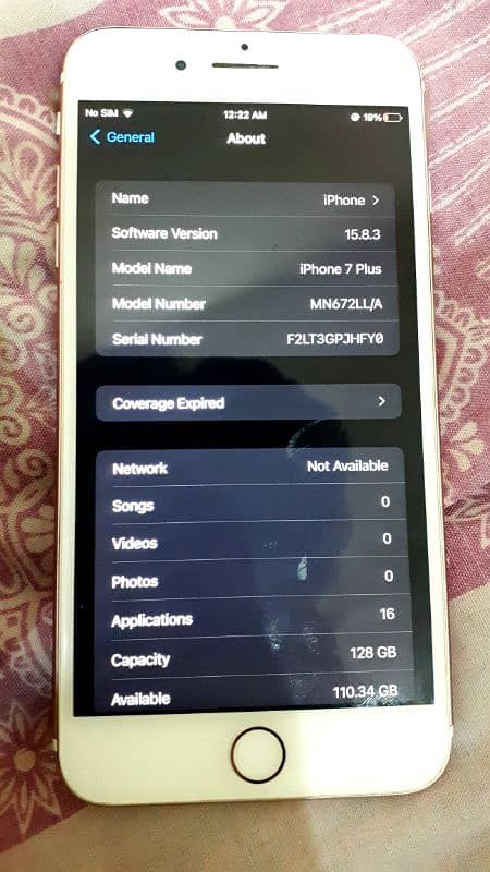 Iphone 7plus 128 PTA 2