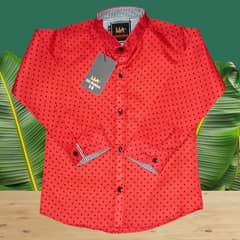 new shirts for boys 4 years to 14 years old cotton fabric.