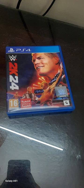 wwe 2k24 PS4 disc 0