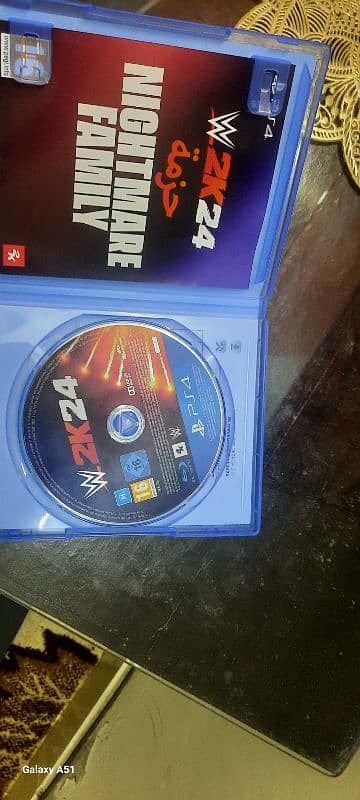 wwe 2k24 PS4 disc 3