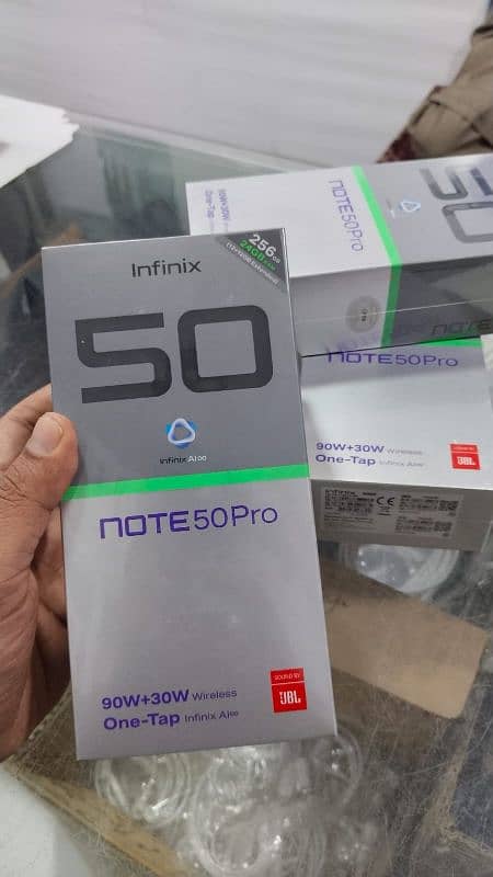 INFINIX NOTE 50 PRO  BOX PACK. OFFICIAL ALL. COLORS. AVAILABLE 0