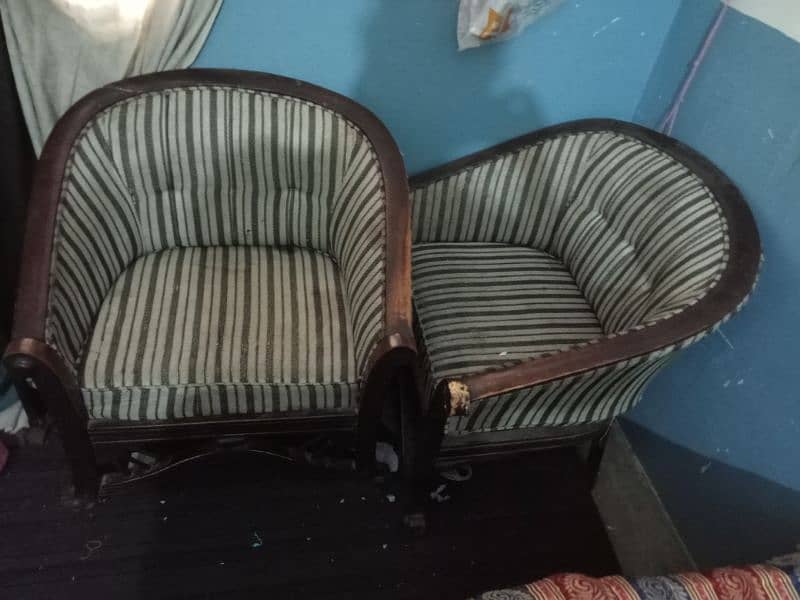 wooden sofa set 3