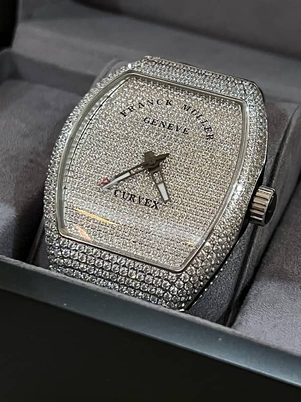 Franck Muller,cartier,Hublot iced out watches 3