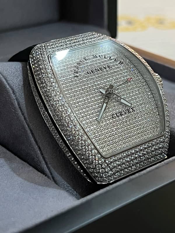 Franck Muller,cartier,Hublot iced out watches 5
