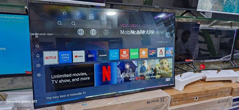 Google tv 55 inch New Samsung Smart Led Tv UHD (32" 43" 46" 65" 75") 3