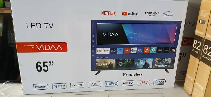 Google tv 55 inch New Samsung Smart Led Tv UHD (32" 43" 46" 65" 75") 4