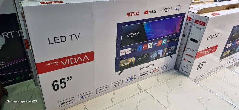 Google tv 55 inch New Samsung Smart Led Tv UHD (32" 43" 46" 65" 75") 5
