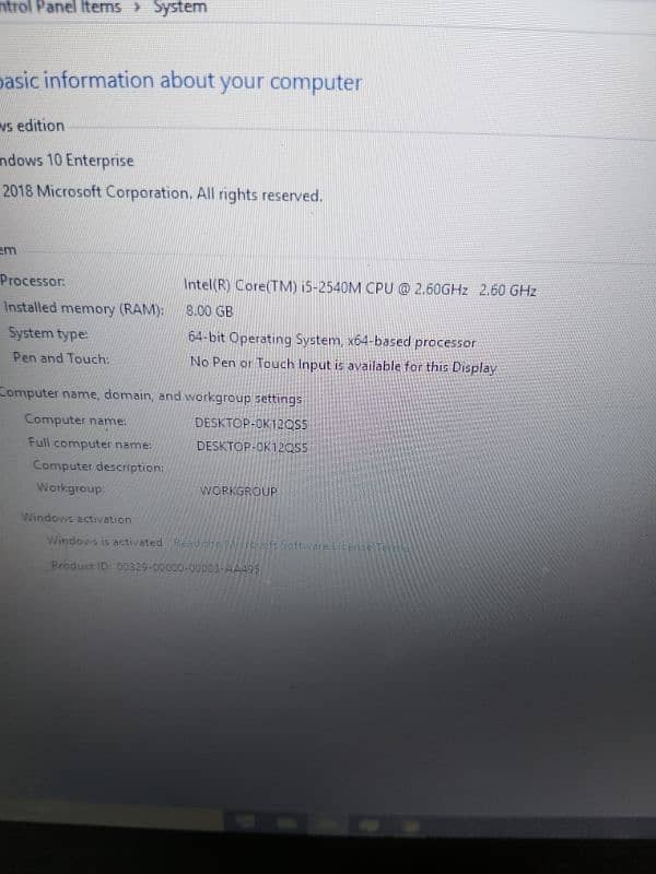 Hp elitebook 8460P 5