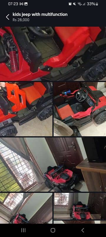 kids jeep multifunctional 3