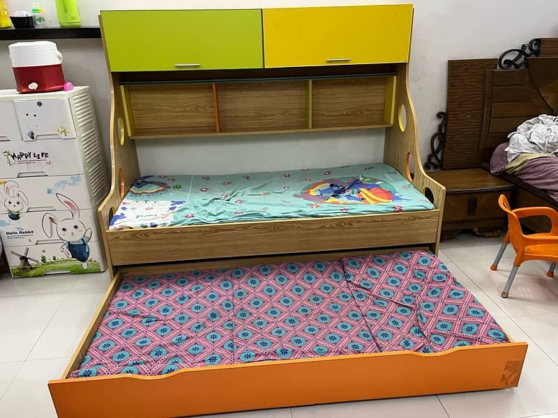 Two in One  bed   with storage kids bed 1