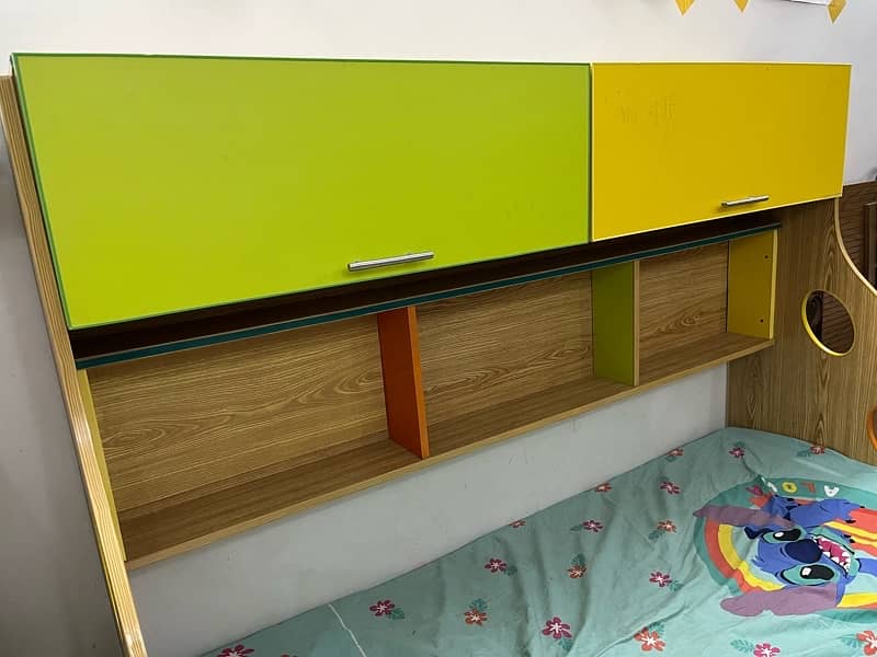 Two in One  bed   with storage kids bed 3