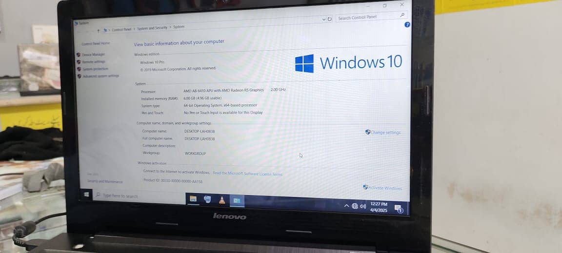 Laptop, PC, AMD A8-6410 APU with AMD Radeon R5 Graphics 5