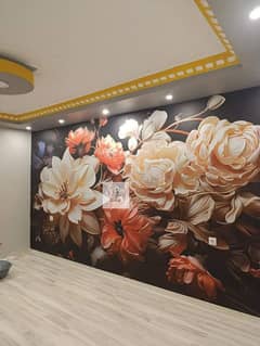 PVC wallpaper washable waterproof