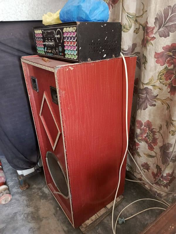 new speaker 12 inch amplifier Sath ha dullewala 03487631883 2