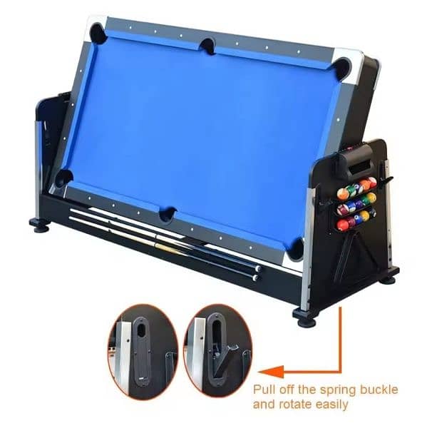4 in 1 TABLE TENNIS TABLE AIR HOCKEY BILLIARD POOL TABLE DINING TABLE 3