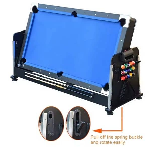 4 in 1 TABLE TENNIS TABLE AIR HOCKEY BILLIARD POOL TABLE DINING TABLE 6