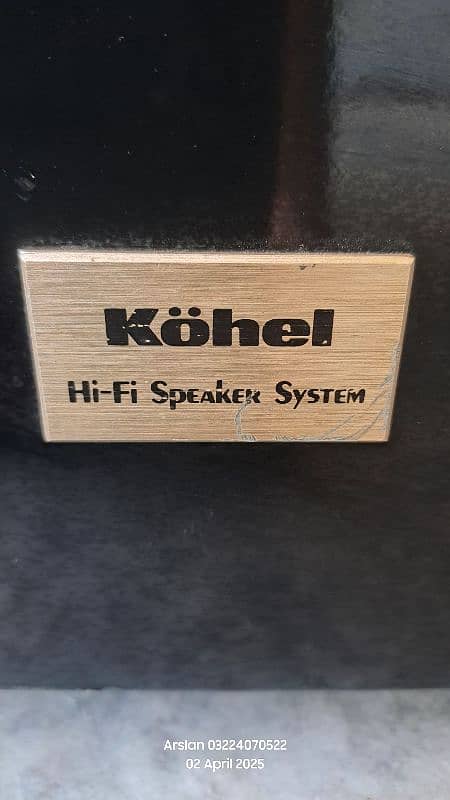 KOHAL Korean HiFi Floor stand tower speakers subwoofer! (Yamaha Denon) 9