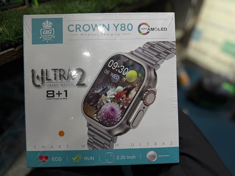 Ultra 2 Smart Watch  Crown Y80 0