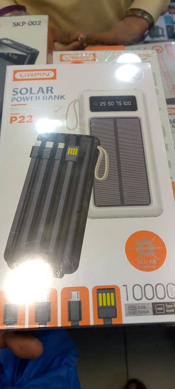 P-22 LED Solar Energy Power Bank - 10000 MAH 0