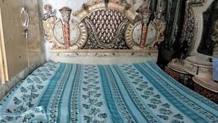 Bed Set/King Size Double Bed/Wooden Bed/Bridal Set/Side Table dressing