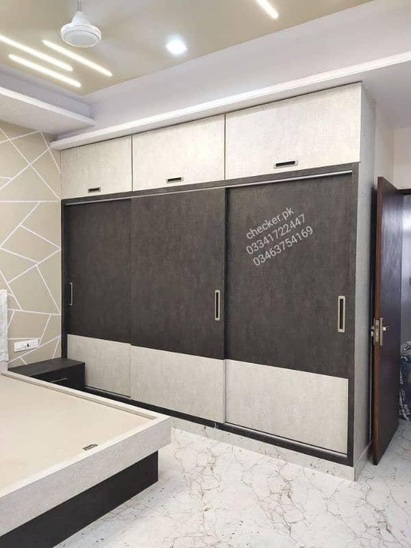 New Almari, cabinet style cupboard, sliding wardrobe, kitchen cabinet 18