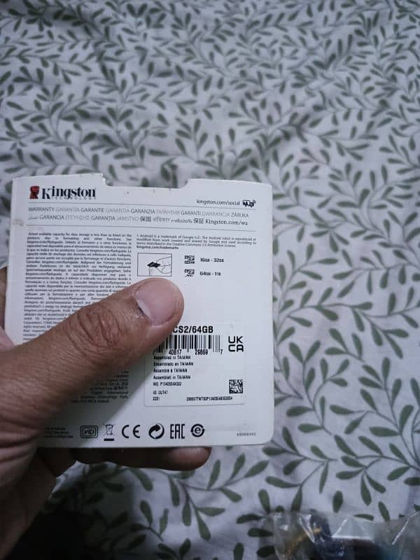 64 GB 100 percent Kingston original micro SD card use nhi kya 0